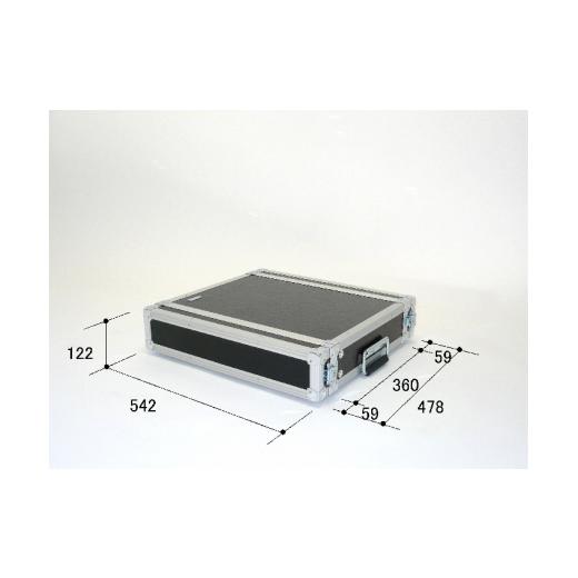 ふるさと納税 雑貨・日用品 群馬県 前橋市 C-27　ラックケース（２U　D３６０）｜アンプ エフェクター ミキサー ギター ベース ケース 自由 レイアウト セット…_1