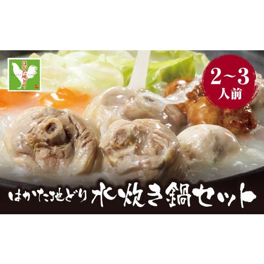 ふるさと納税 水炊き 福岡県 福智町 Y12-01 はかた地どり 水炊き(2〜3人前) レビューキャンペーン開催