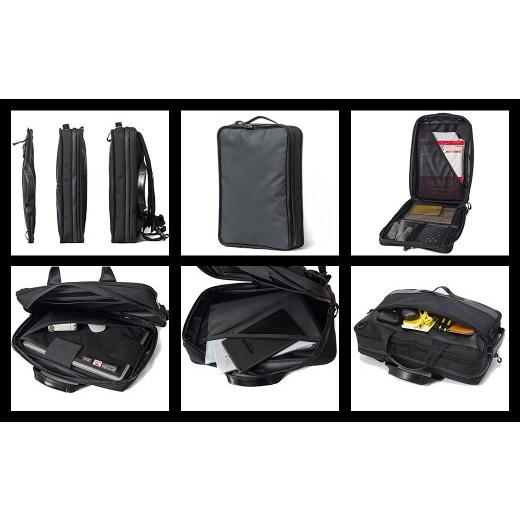 ふるさと納税 カバン リュック 兵庫県 豊岡市 豊岡鞄 ベルーフバゲージ Urban Commuter 2x3WAY BRIEF PACK HA（ブラック）／ beruf baggage バックパック ビジ…の画像