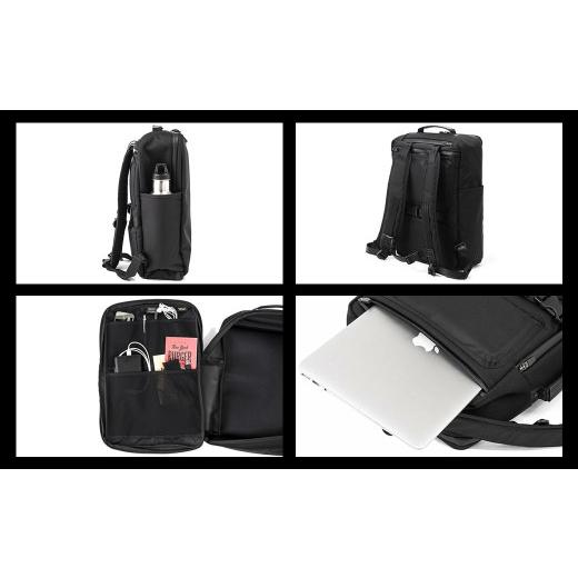 ふるさと納税 カバン リュック 兵庫県 豊岡市 豊岡鞄 ベルーフバゲージ Urban Commuter 2WAY BACK PACK HA（ブラック）／ beruf baggage バックパック ビジネ…の画像