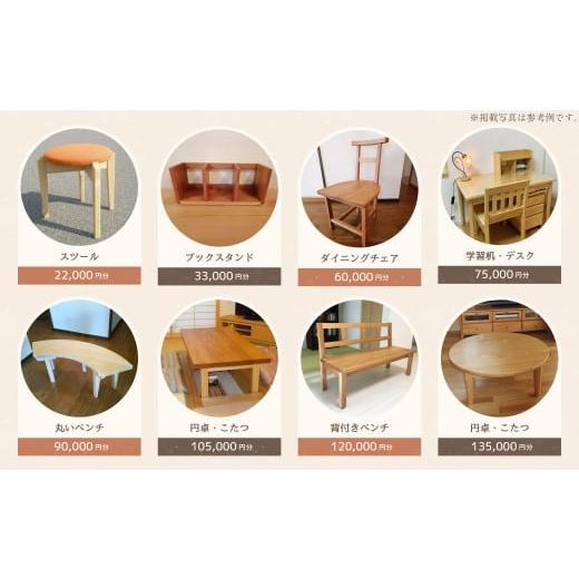 ふるさと納税 家具 テーブル 岐阜県 美濃加茂市  家具 手作り オーダーメイド 丸テーブル・ダイニングテーブル等 オーダー家具 制作権 (195,000円分) | 福庭家…_6