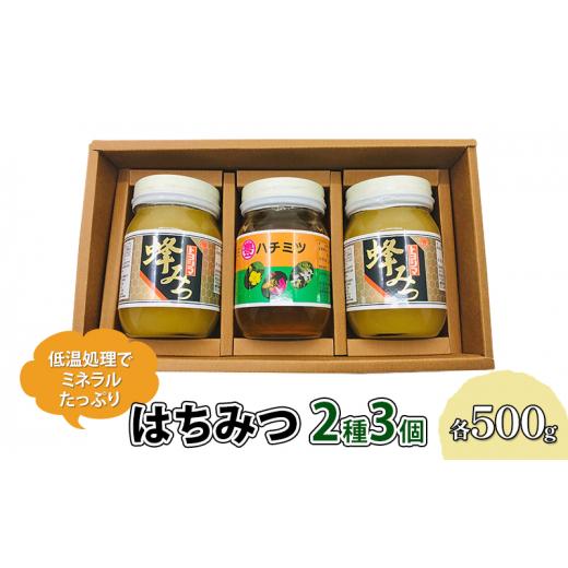 ふるさと納税 加工品等 はちみつ 福岡県 朝倉市 はちみつ セット 2種 レンゲブレンド 500g×2個 野山のハチミツ 500g×1個 詰め合わせ 食べ比べ 蜂蜜 ハチミツの画像