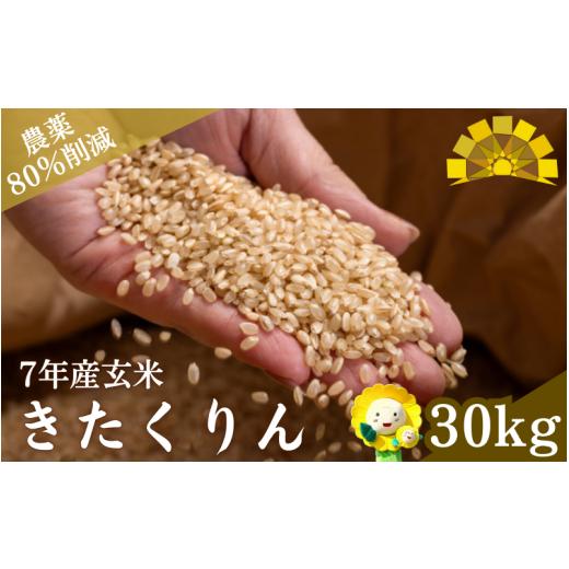 ふるさと納税 玄米 北海道 北竜町 令和7年産 玄米 きたくりん 30kg / ごはん こめ 米 お米 北海道 北海道米 kja400-kita-g30-R7A