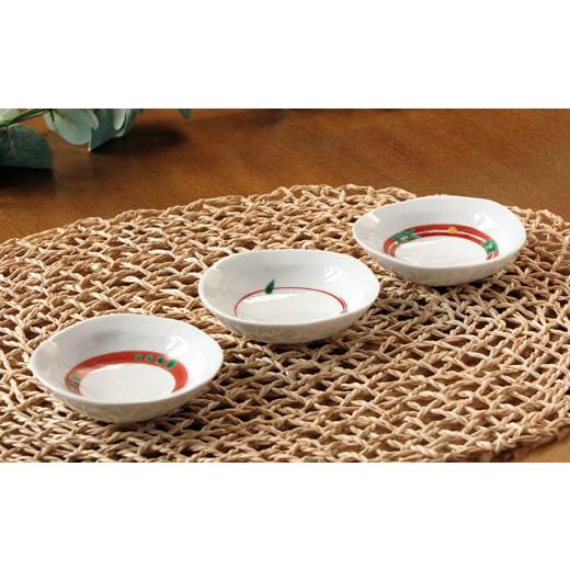 ふるさと納税 食器・グラス 小皿 佐賀県 伊万里市  伊万里焼 伊万里陶苑 絵替わり小皿3枚組 070-H961の画像