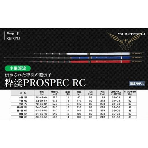 ふるさと納税 フィッシング ロッド・竿 兵庫県 西脇市 日本製・渓流竿限定モデル 粋渓 PROSPEC 硬調 RC 63(118-2) 粋渓 PROSPEC 硬調 RC 63(118,000円)