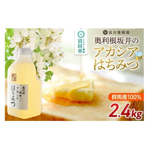 ふるさと納税 加工品等 はちみつ 群馬県 沼田市 奥利根坂井のアカシアはちみつ 2400g×1本 坂井養蜂場 蜂蜜 はちみつ ハチミツ 国産 アカシア アカシヤの画像