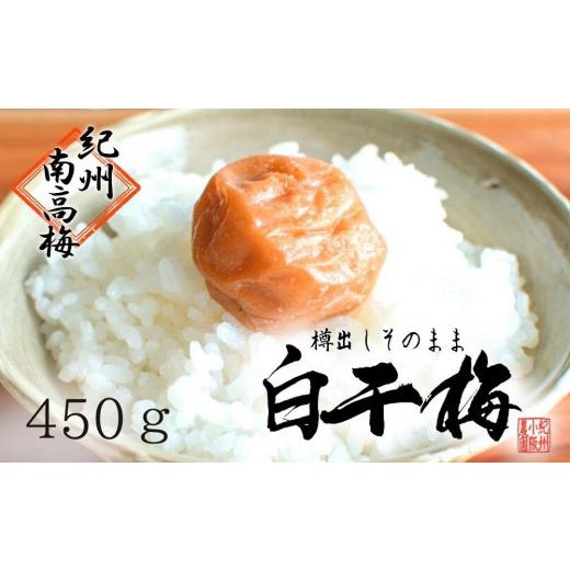 ふるさと納税 加工品等 梅干 和歌山県 白浜町 無添加 白干梅 (2L〜3Lサイズ、450g)紀州南高梅 梅農家厳選 手づくり梅干 しょっぱい梅干し 南高梅 無添加梅…