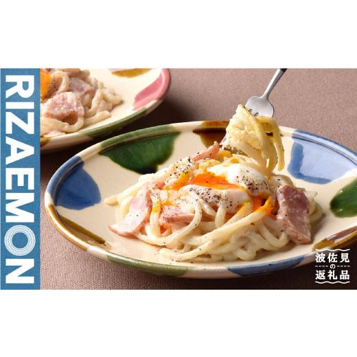 ふるさと納税 食器・グラス 皿 長崎県 波佐見町  波佐見焼 民芸彩り プレート ペア カレー皿 パスタ皿 食器 利左エ門窯 QB27の画像