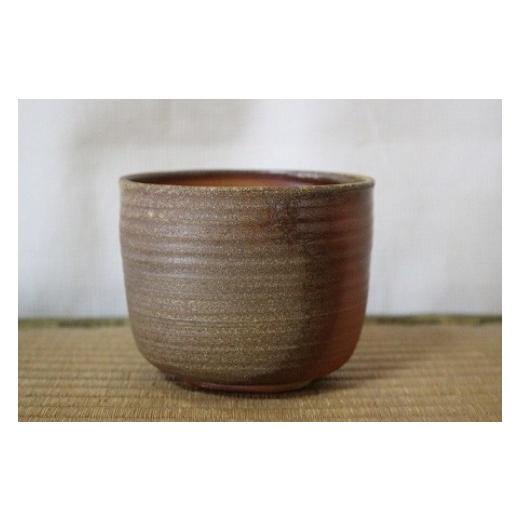 ふるさと納税 陶磁器・漆器・ガラス 福岡県 行橋市 AI-025 窯変緋色、筒茶碗(2)銘：内と外 (2)銘：内と外の画像