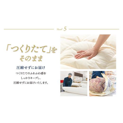 ふるさと納税 タオル・寝具 掛け布団 福岡県 福智町 Y34-02 羽毛肌ふとん(シングル・ブルー) DL001BLS レビューキャンペーン開催の画像
