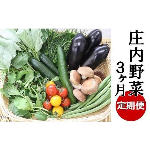 ふるさと納税 山形県 三川町 食の都庄内 [3ヶ月お届け]庄内野菜の定期便