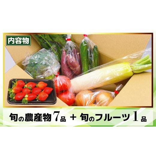 ふるさと納税 セット・詰合せ 福岡県 福津市 JAむなかた農産物直売所よりお届け 福津・むなかた旬の野菜と果物 計8品 H2275の画像