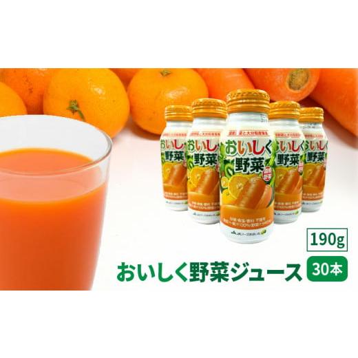 ふるさと納税 野菜類 ジュース 大分県 国東市 選べる容量 おいしく野菜ジュース(190g×30本)_1532R おいしく野菜ジュース(190g×30本)