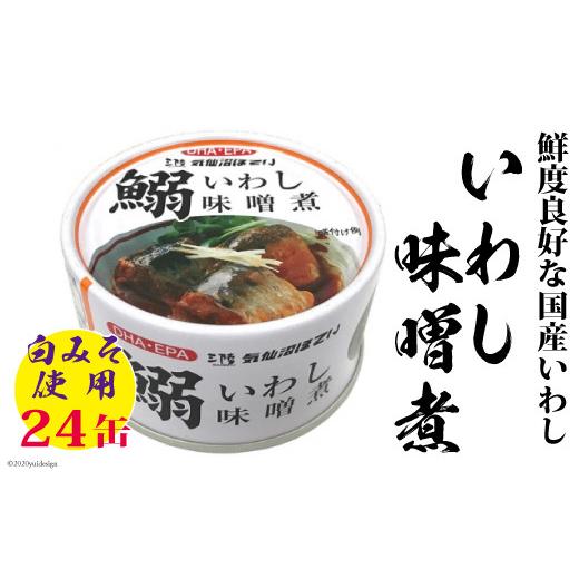 ふるさと納税 缶詰・瓶詰 魚貝類 宮城県 気仙沼市 いわし味噌煮 170g×24缶 DHA・EPA・長期保存可能 気仙沼市物産振興協会 宮城県 気仙沼市 20565211 魚介類 …_1