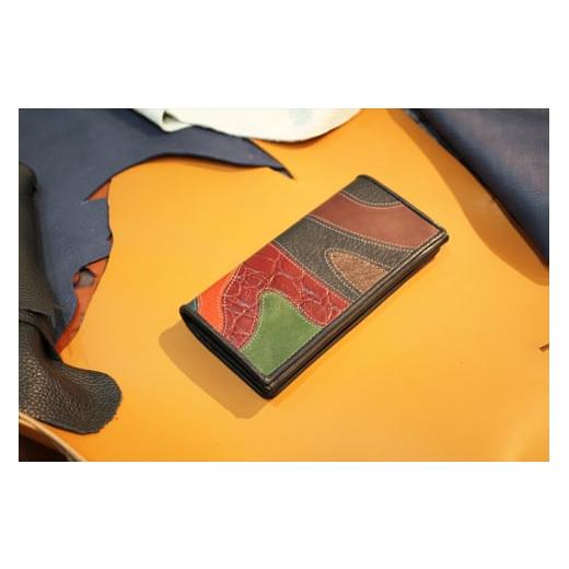 ふるさと納税 雑貨・日用品 奈良県 香芝市 ReLEATHeR(リレザー) ロングウォレット マーブル×ブラック 2064 ReLEATHeR(リレザー) ロングウォレット マーブ…