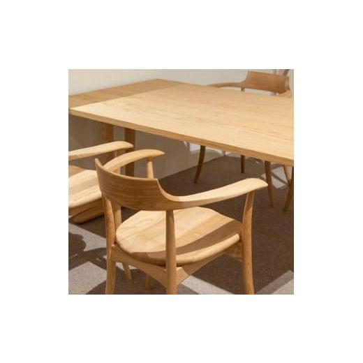 ふるさと納税 家具 岐阜県 高山市  飛騨の家具 クレセント CRESCENT アームチェア (国産クリ)（SG261AC）| 椅子 チェア ダイニングチェア 椅子 人気 おすすめ …の画像