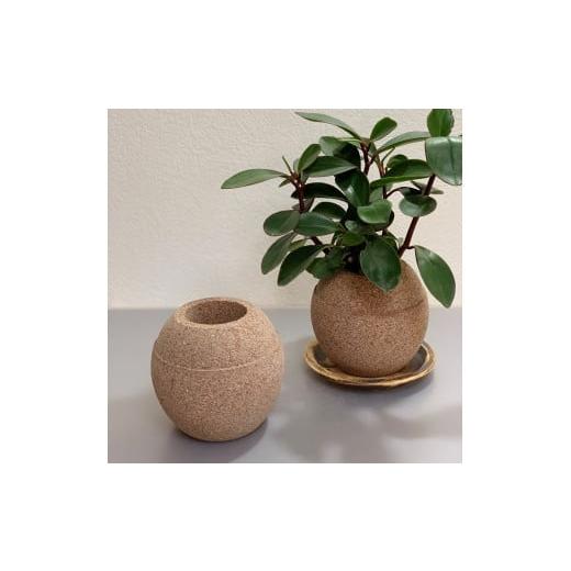 ふるさと納税 雑貨・日用品 愛知県 高浜市 アクアプラントポットHACHI「玉(キ゛ョク)」茶 茶