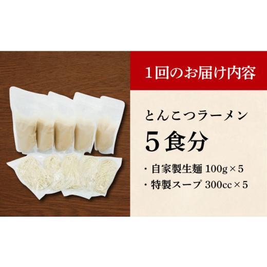 ふるさと納税 ラーメン とんこつ 長崎県 長与町  全12回定期便 《2年連続金賞》《殿堂入り》 とんこつラーメン 毎月5食 長与町／麺也オールウェイズ EBA008 豚…_8