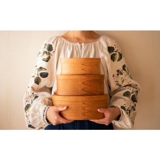 ふるさと納税 木工品・竹工品 高知県 佐川町 台数限定 家具職人の手づくりオーバルボックス #4／中サイズ 　シェーカーボックス　 4〜6ヶ月程度で発送予定（…_3