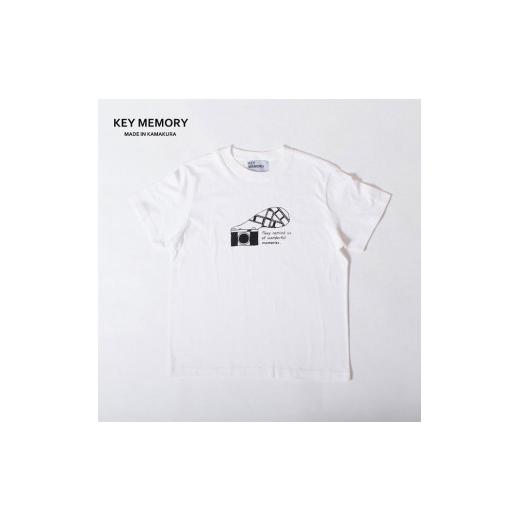 ふるさと納税 服 神奈川県 鎌倉市 0サイズ KEY MEMORY Camera T-shirts WHITE 0サイズ