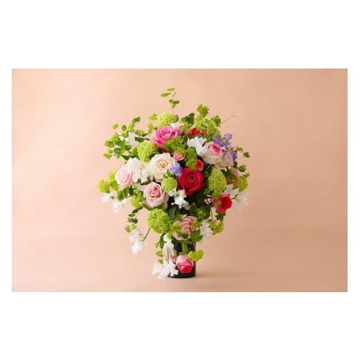 ふるさと納税 花・苗木 花束 滋賀県 守山市 Flower Bouquet（バラのブーケ）15本 アプリコット系 AN-0002-07 アプリコット系の画像