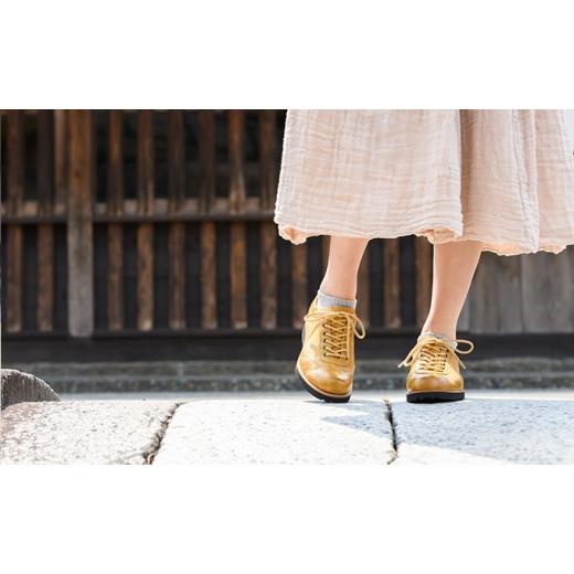 ふるさと納税 ファッション 靴 奈良県 大和郡山市 倭イズム 鹿革婦人靴 YAL2001 ライトブラウン　24.5cm No.5990-7407 0244 24.5cm