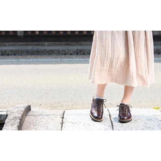 ふるさと納税 ファッション 靴 奈良県 大和郡山市 倭イズム 鹿革婦人靴 YAL2001 ダークブラウン　23.5cm No.5990-7410 0245 23.5cm