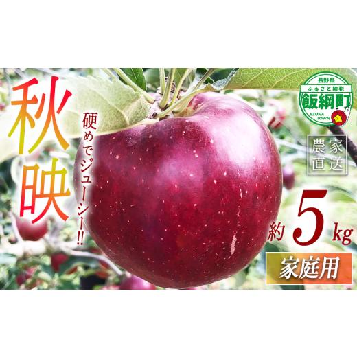 ふるさと納税 りんご 長野県 飯綱町 りんご 秋映 家庭用 5kg 丸西農園 沖縄県への配送不可 2026年10月上旬頃から2026年10月中旬頃まで順次発送予定 令和8年度…