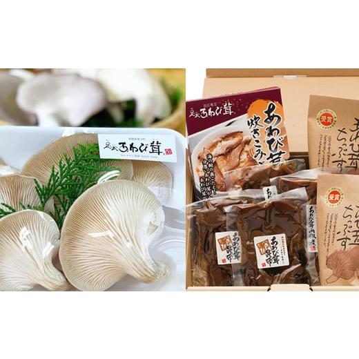 ふるさと納税 野菜類 きのこ 滋賀県 竜王町 あわび茸 プレミアムセット きのこ 足太あわび茸 炊き込みご飯の素 佃煮 2種 山椒煮 昆布煮 チップス 国産 滋賀県 …