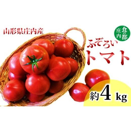 ふるさと納税 野菜類 トマト 山形県 三川町 食の都庄内 庄内産ふぞろいとまと 約4kg 6月上旬頃より順次発送予定