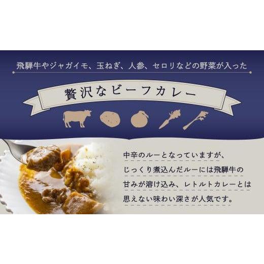 ふるさと納税 加工品等 レトルト 岐阜県 高山市 本格飛騨牛レトルトカレー 230g×10個 | 飛騨牛 レトルトカレー 贅沢 カレー 本格 中辛 ビーフカレー 便利 簡…の画像