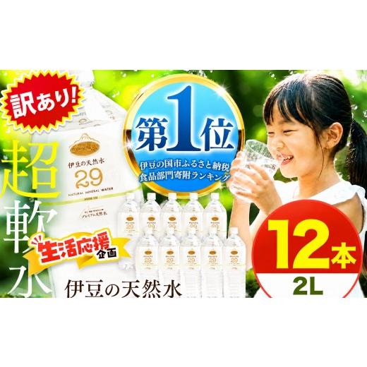 ふるさと納税 水・ミネラルウォーター 2.1L〜 静岡県 伊豆の国市 訳あり プレミアム伊豆の天然水29 2L 12本 | 超軟水 安心 ペットボトル 水 飲料水 2リットル…