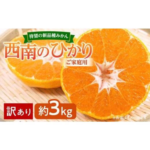 ふるさと納税 果物類 みかん 香川県 高松市 寄附額改定/ 訳あり みかん 西南のひかり ご家庭用 約3kg 2024-12月上旬〜2025-1月上旬配送