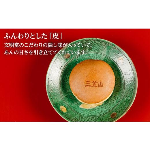 ふるさと納税 和菓子 どら焼き 長崎県 長与町  12回定期便 どら焼き三笠山1箱 (12個)／文明堂総本店 EAK016 どら焼き どら焼き個包装 どらやき 和菓子 粒あん …の画像