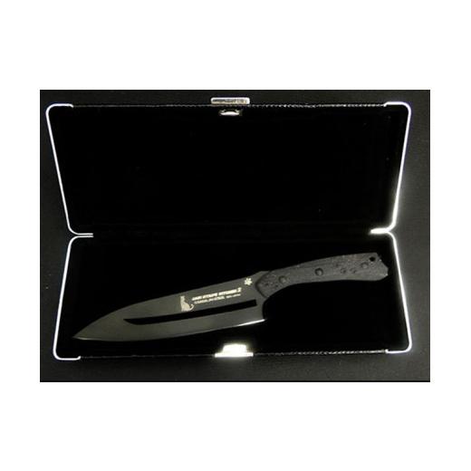 ふるさと納税 岐阜県 関市 SABI NYAIFE KITCHEN2（サビニャイフキッチン2） ブラックブレード 牛刀 サーバルキャットver H30-51