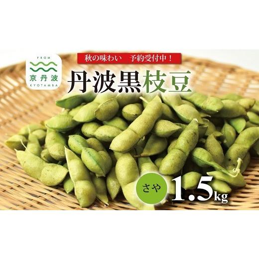 ふるさと納税 豆類 枝豆 京都府 京丹波町 丹波黒枝豆 さや 1.5kg(京都 京丹波町産 丹波黒大豆) 秋だけの期間限定 数量限定 季節限定 おつまみ 枝豆 えだまめ…