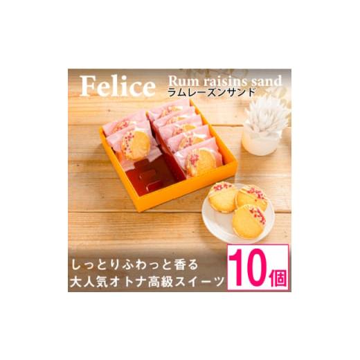 ふるさと納税 長野県 御代田町 大人のラムレーズンサンド10個入り[ 高級 スイーツ 詰め合わせ 洋菓子 手土産 ギフト ]