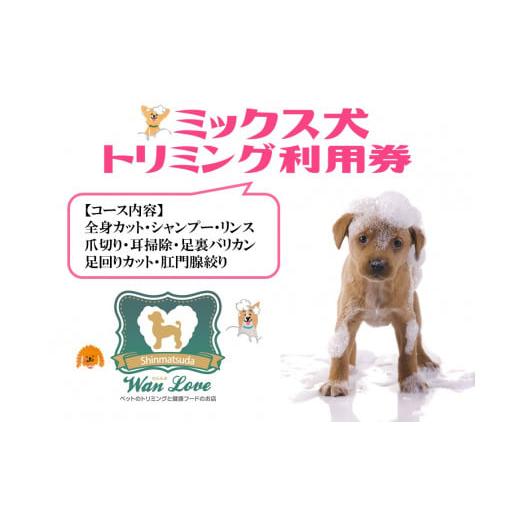 ふるさと納税 体験チケット 神奈川県 松田町 ミックス犬 トリミング利用券(1回)
