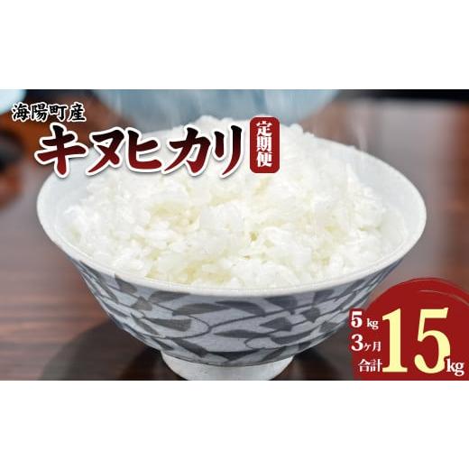 ふるさと納税 徳島県 海陽町 [定期便3か月連続] 新米 キヌヒカリ 5kg×3回 15kg 海陽町産 きぬひかり 米 お米 令和5年 定期便 3ヶ月 連続 海陽町産 キヌヒ…