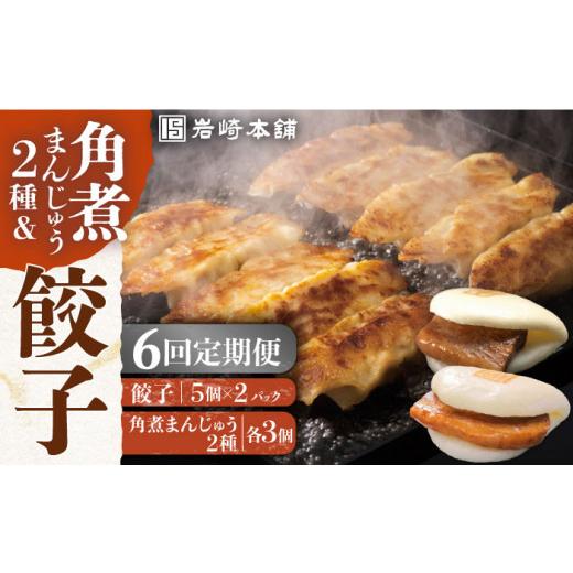 ふるさと納税 惣菜・レトルト 冷凍 長崎県 長与町  全6回定期便 簡易包装 角煮まんじゅう2種＆ぎょうざ（長崎角煮まんじゅう3個／大とろ角煮まんじゅう3個／長…_1