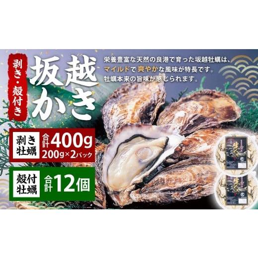 ふるさと納税 牡蠣 生牡蠣 兵庫県 赤穂市 牡蠣 坂越かき 剥き牡蠣 約200g×2パック 殻付き牡蠣 12個 カキ 牡蠣 かき 海の幸 魚介 貝 2025年11月下旬〜2026年4…