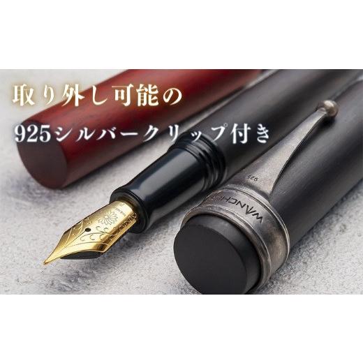 ふるさと納税 文房具・玩具 万年筆 大分県 豊後高田市 銘木・世界樹万年筆（白檀／クリップ付き）中字 中字（M）_4