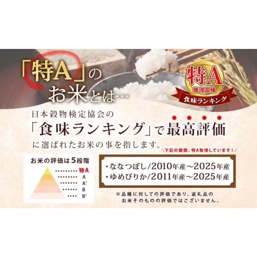 ふるさと納税 米 北海道 月形町  令和8年産先行予約 北海道 定期便 4ヵ月連続4回 令和8年産 ななつぼし 無洗米 5kg×1袋 特A 米 白米 ご飯 お米 ごはん 国産 …の画像