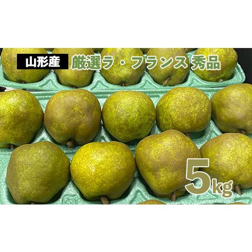 ふるさと納税 梨 山形県 山形市 厳選ラ・フランス 秀品5kg FZ20-577