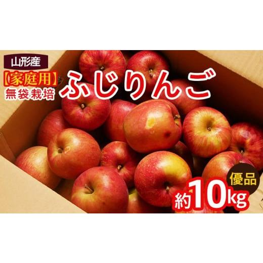 ふるさと納税 りんご 山形県 山形市 家庭用 無袋栽培ふじりんご 優品 約10kg入り りんご リンゴ 林檎 フルーツ 果物 くだもの 10キロ 送料無料 山形 令和8年…