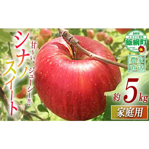 ふるさと納税 りんご 長野県 飯綱町 りんご シナノスイート 家庭用 5kg 中村ファーム 沖縄県への配送不可 2026年10月中旬頃から2026年11月上旬頃まで順次発送…