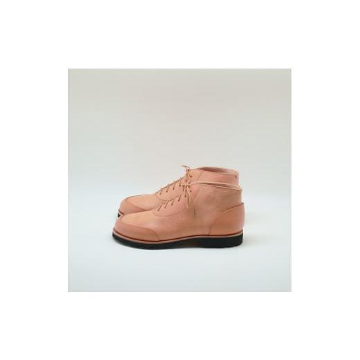 ふるさと納税 ファッション 靴 北海道 池田町 Monte boots 鹿革 革靴 ハンドメイド エゾ 鹿皮 鹿革の画像