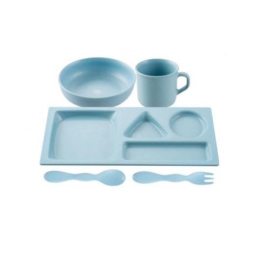 ふるさと納税 新潟県 燕市 Leaf Tableware (リーフテーブルウェア)セット ※ライトブルー