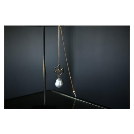 ふるさと納税 アクセサリー ネックレス 三重県 伊勢市 419 南洋白蝶真珠18金デザインペンダントネックレス スクエア 真珠 K18 ジュエリー ネックレス ペンダ…