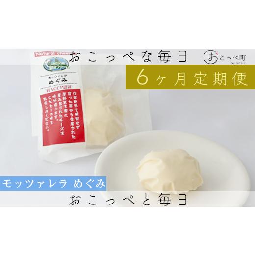 ふるさと納税 加工品等 チーズ 北海道 興部町 牧場から直送『モッツアレラめぐみ3個セット』6ヶ月定期便 22002